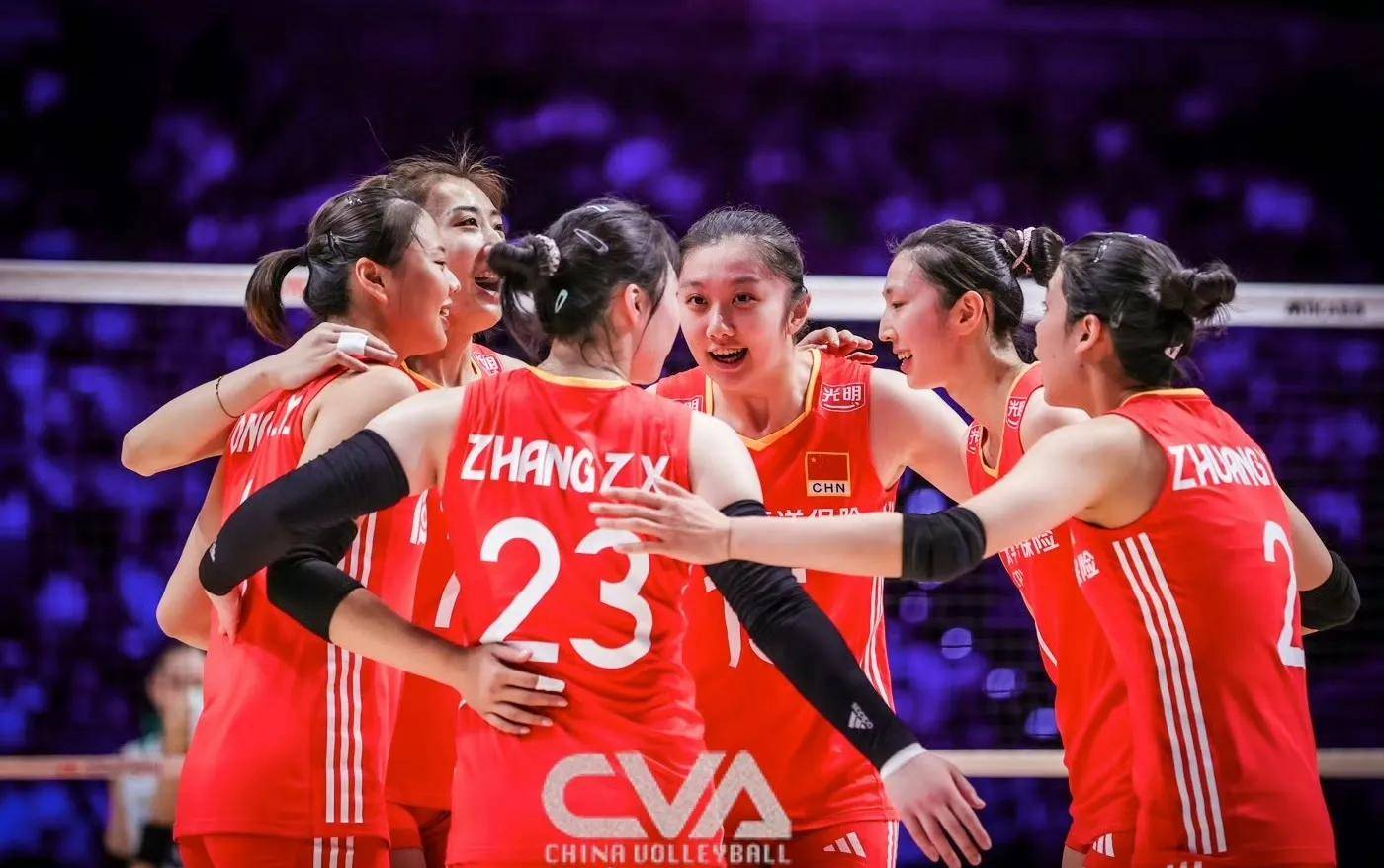 中国女排战胜韩国晋级四强